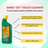 Sano 00 WC Toilet Bowl Cleaner - 750ml Bottle|Powerful Limescale Remover & Disinfectant, Fresh Fragrance with Child-Proof Cap | Imported from Israel - Image 2