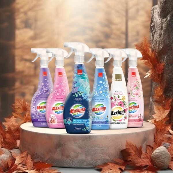 Sano Blue Blossom Fabric Refresher & Softener - 750ml | Intense Long-Lasting Fragrance | Fabric Conditioner & Dryer Safe | Imported from Israel - Image 4