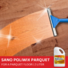 Sano Poliwix Parquet Wash & Wax Cleaner, 2 Liter - Cleans, Polishes & Protects Synthetic and Natural Wood Floors | Imported from Israel - Image 7