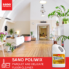 Sano Poliwix Parquet Wash & Wax Cleaner, 2 Liter - Cleans, Polishes & Protects Synthetic and Natural Wood Floors | Imported from Israel - Image 6
