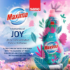 Sano Maxima Joy Ultra Concentrated Fabric Softener, Up to 50 Washes, Long Lasting Freshness, 1 Liter | Imported from Israel - Image 2