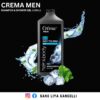 Crema Men 2-in-1 Shampoo & Wash Gel, Enriched with Vitamin E - 700ml Bottle |Deep Cleansing, Cooling Sensation | Imported from Israel - Image 6