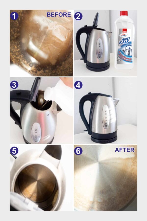 Sano Anti Kalk Kettle and Percolator Descaler - 700ml Bottle| Multi-Appliance Descaler| Safe, Effective, and Easy to Use | Imported from Israel - Image 4