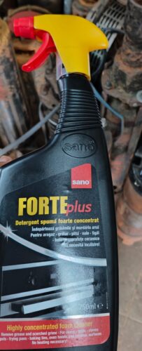 Forte Plus Highly Concentrated Foam Cleaner – 750ml Spray Bottle | Powerful Grease and Grime Removal for Ovens, Grills, Stovetops, Pots & Pans | Imported from Israel photo review