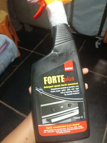 Forte Plus Highly Concentrated Foam Cleaner – 750ml Spray Bottle | Powerful Grease and Grime Removal for Ovens, Grills, Stovetops, Pots & Pans | Imported from Israel photo review