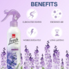 Lavender Provence Home Freshener | 350ml | Propellant-Free | Long-Lasting Scent | Sano Fresh Home Series | Imported from Israel - Image 3