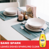 Sano Spark Lemon Dishwashing Liquid | 1 Liter - Powerful, Super-Efficient | Fresh Lemon Scent, High Active Ingredients for Sparkling Clean Dishes - Image 6