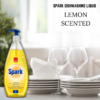 Sano Spark Lemon Dishwashing Liquid | 1 Liter - Powerful, Super-Efficient | Fresh Lemon Scent, High Active Ingredients for Sparkling Clean Dishes - Image 7