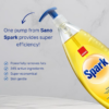Sano Spark Lemon Dishwashing Liquid | 1 Liter - Powerful, Super-Efficient | Fresh Lemon Scent, High Active Ingredients for Sparkling Clean Dishes - Image 4