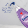 Sano Spark Dishwashing Liquid with Delicate Lavender Scent - 1 Litre | Effective Grease Remover & Cleaner for Sparkling Dishes, Dermatologically Tested | Imported from Israel - Image 2