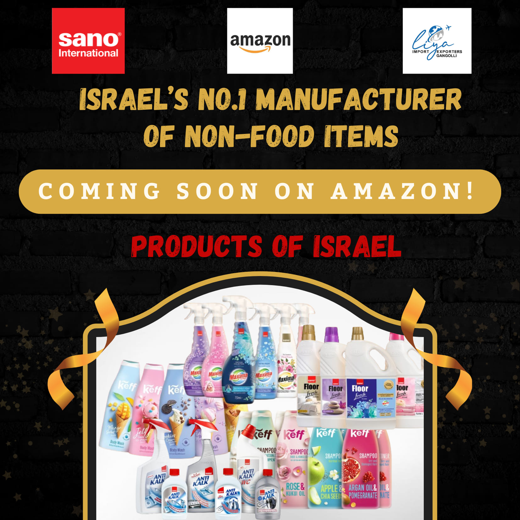Israeli Products in India By Liya Imports and Exports