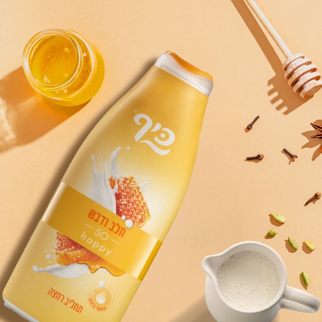 Keff Body Wash Honey - Moisturizing Cleanser with Milk & Honey, Long-Lasting Scent - 700ml |Imported from Israel - Image 2