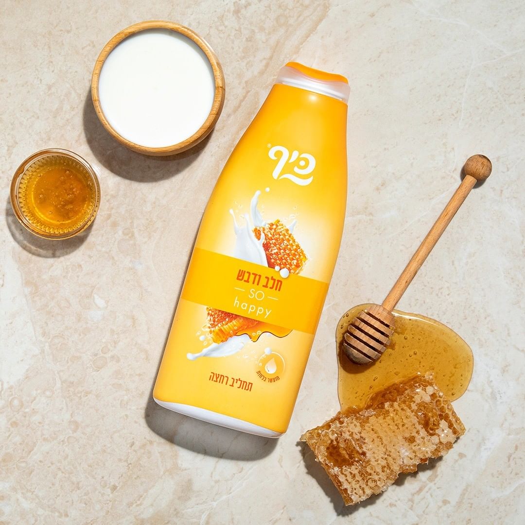 Keff Body Wash Honey - Moisturizing Cleanser with Milk & Honey, Long-Lasting Scent - 700ml |Imported from Israel - Image 4