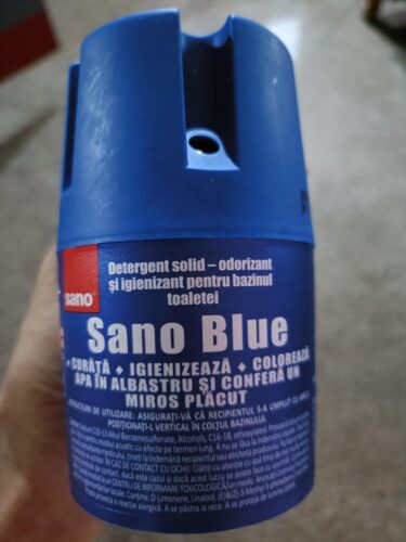 Blue Toilet Soap for the Water Tank – 150g Container | Continuous Cleaning, Antibacterial Protection & Long-Lasting Freshness | Up to 900 Flushes | Imported from Israel photo review
