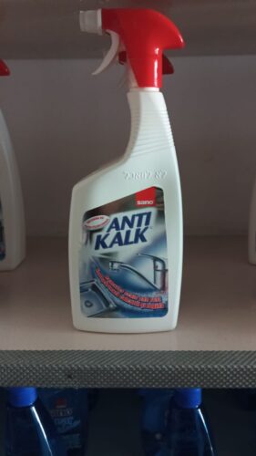 Anti Kalk All-Purpose Scale and Rust Remover for Domestic Use - 1 Litre Spray Bottle | Powerful Formula for Effortless Cleaning of Taps, Plumbing Accessories, Wall Tiles, Plastic, and Glass Surfaces | Imported from Israel photo review