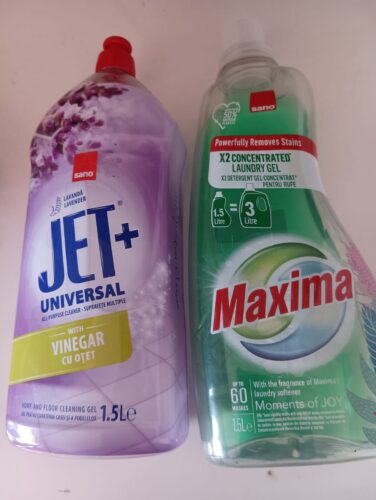Maxima 2X Concentrated Laundry Gel – Moments of Joy | 1.5 Litre Bottle | Up to 60 Washes | Powerful Stain Removal | Eco-Friendly Packaging | Imported from Israel photo review