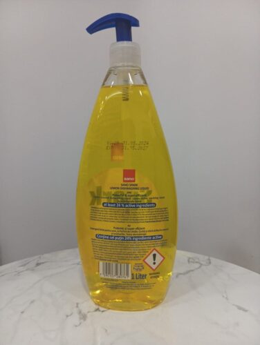 Spark Lemon – Powerful, Super-Efficient Dishwashing Liquid | 1 Liter Bottle | Fresh Lemon Scent & High Active Ingredients for Sparkling Clean Dishes | Imported from Israel photo review